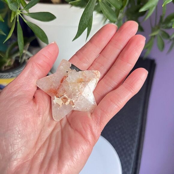 Flower Agate Star Carving (6)‎ - Picture 3 of 8